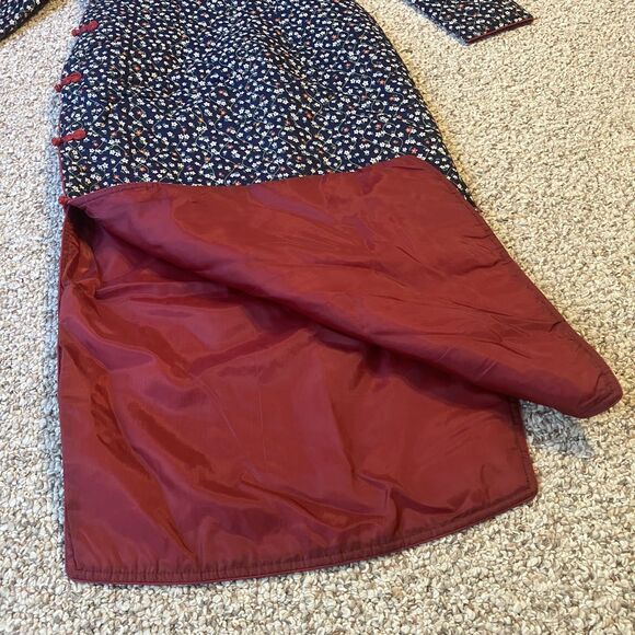 Pegasus Fly House Vintage Floral Chinese Qipao Dress Size XS Theater Quilted - Picture 5 of 11
